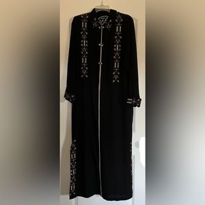 Beautiful Embroidred Women Abaya Jelbab Eid Clothes Sz. Small